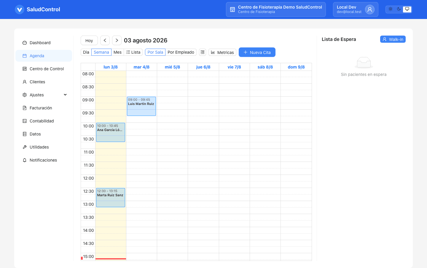 Agenda Semanal