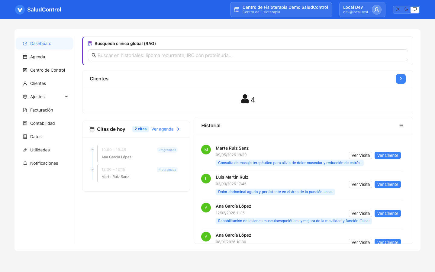 Dashboard de Consulta